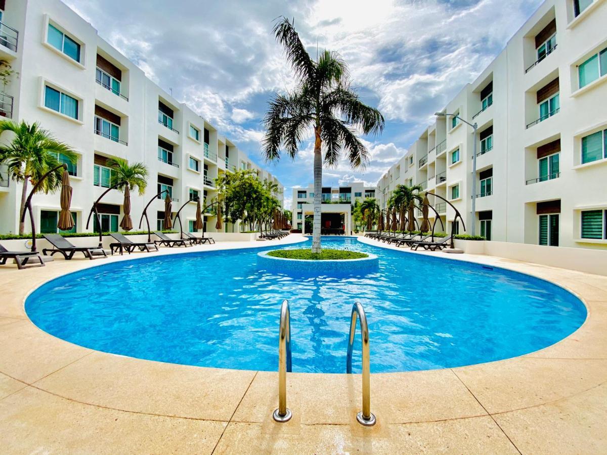 Encanto Con 2 Habitaciones En Long Island Cancún Exterior foto